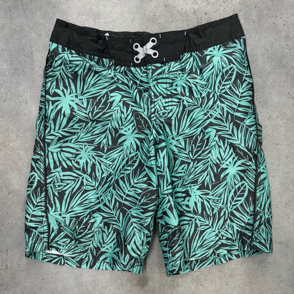 Art Class Boys Swim Trunks Size 14 Tropical Print